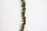 3.5" X 9' MARDI GRAS SQUIGGLY TINSEL GARLAND