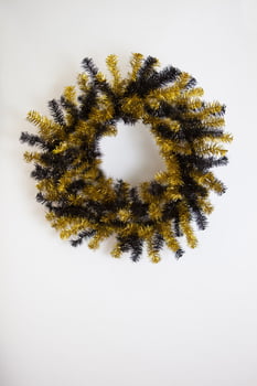 Black and Gold Wreath