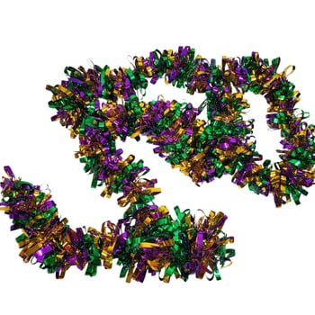 3.5" X 9' PGG Tinsel Garland