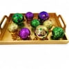 4" Plastic Ornament Box of 3 asst w Dots