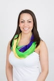 Big Band Infinity Mardi Gras Scarf