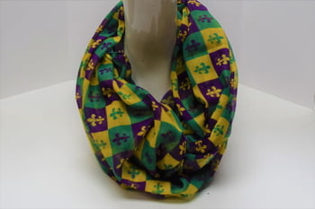 Fleur de Lis Blocks Scarf