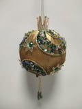 3.5" Gold Sparkle Ornament