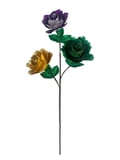NEW!!26" PGG Lamee Fabric Roses x 3