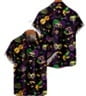 NEW!! Black Men's Shirt w Mardi Gras Icons 10 Shirts