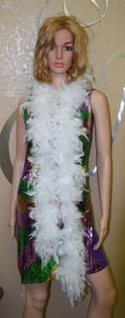 White Ostrich Boa