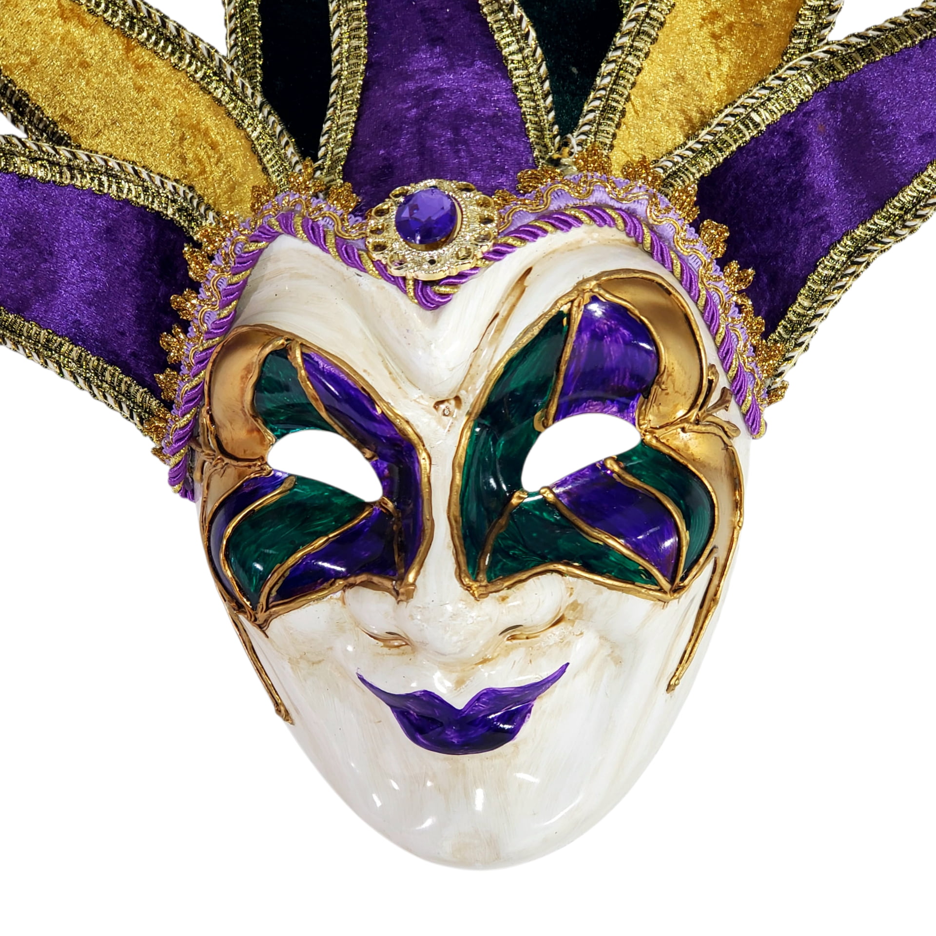 Full Face Mask with Top - Seasonal Collections AllMardiGras.com